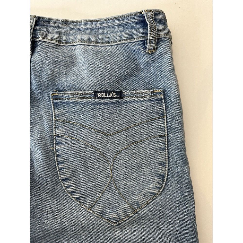 Rolla's Original Jeans Women Size‎ 30 Blue High Rise Stretch Denim Ankle - Picture 6 of 10